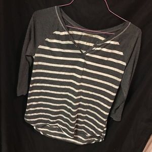 Cute Grey Baseball Tee